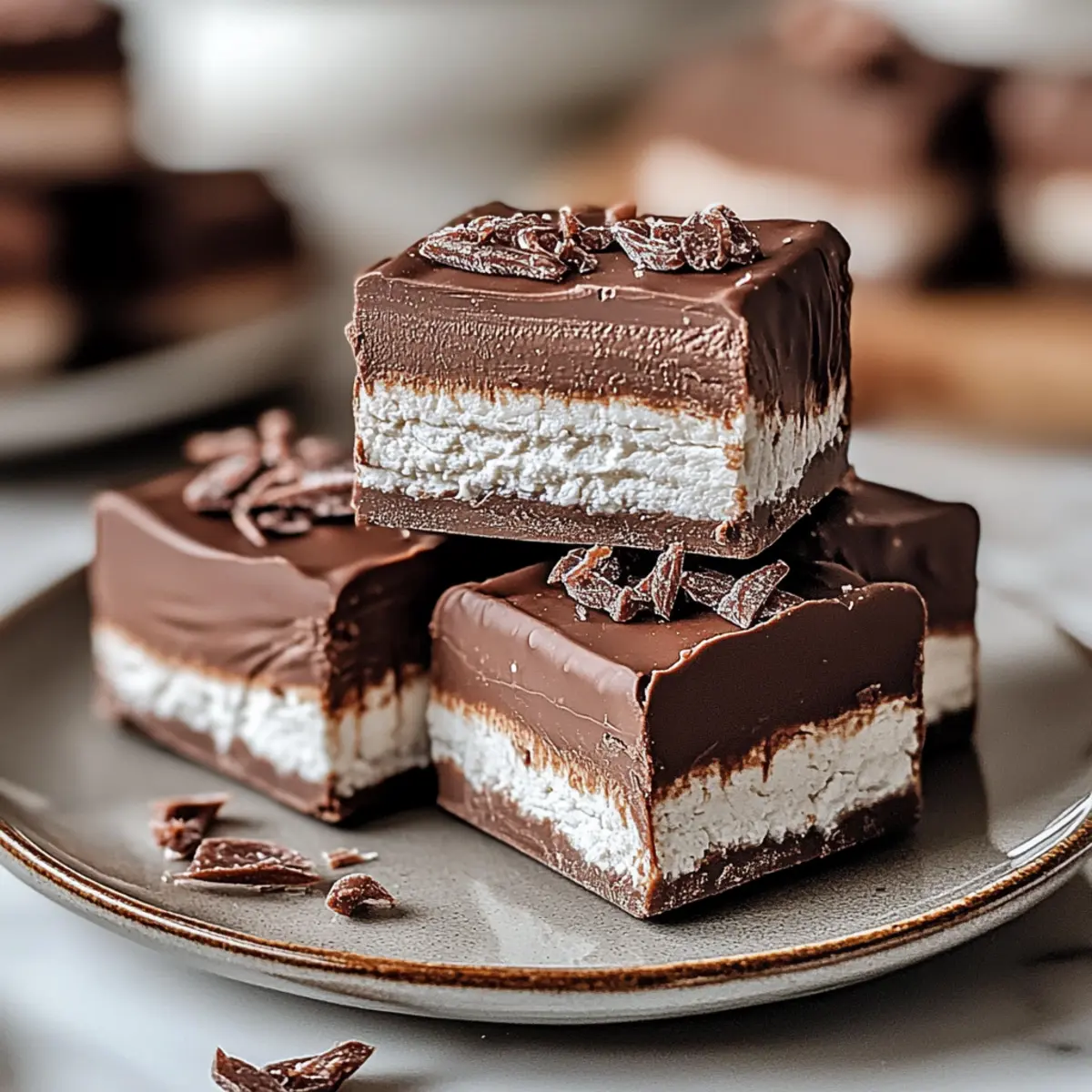 2 Ingredient Healthier Cottage Cheese Candy Bars