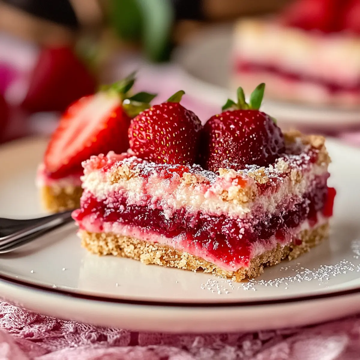 Strawberry Cheesecake Bars