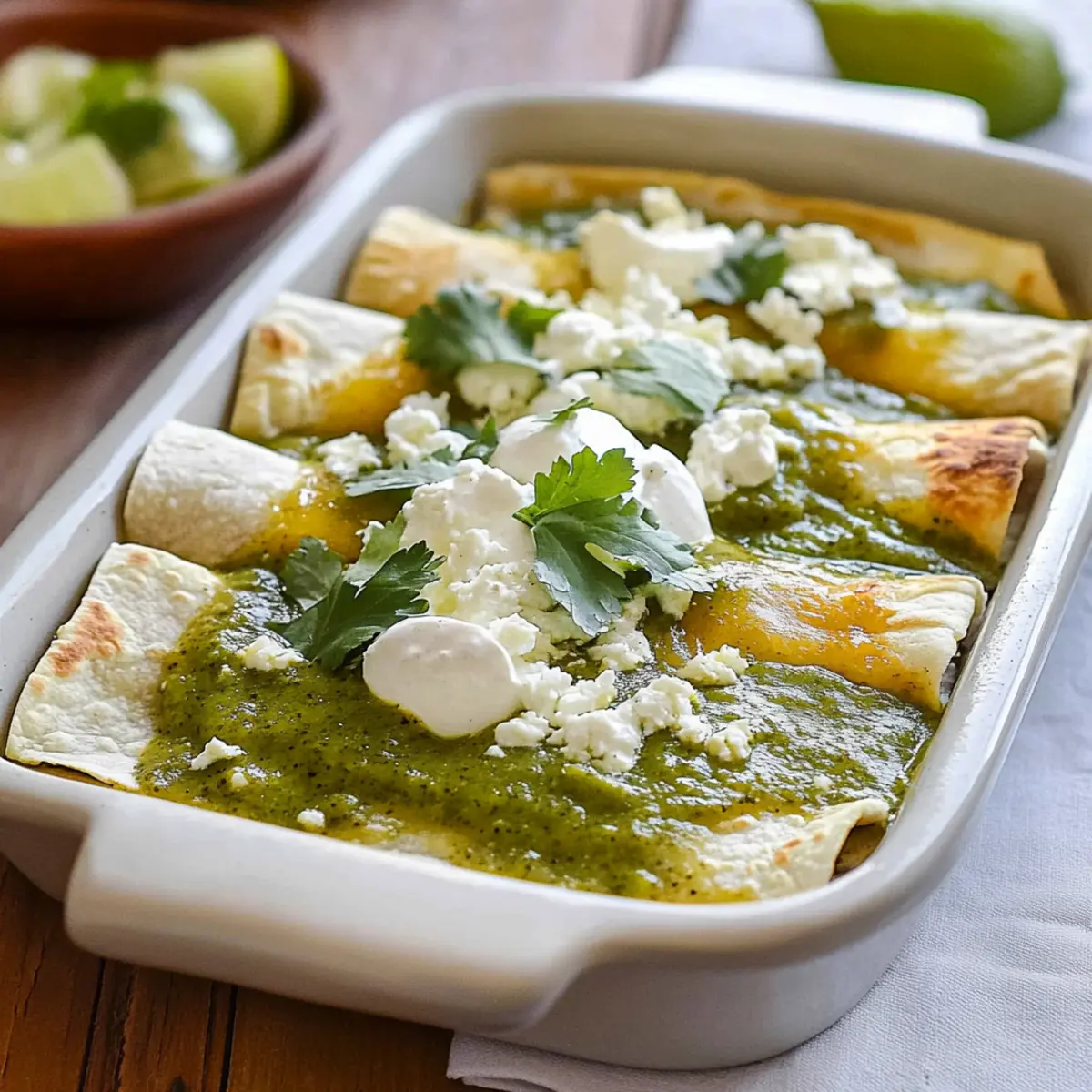 Enchiladas Verdes