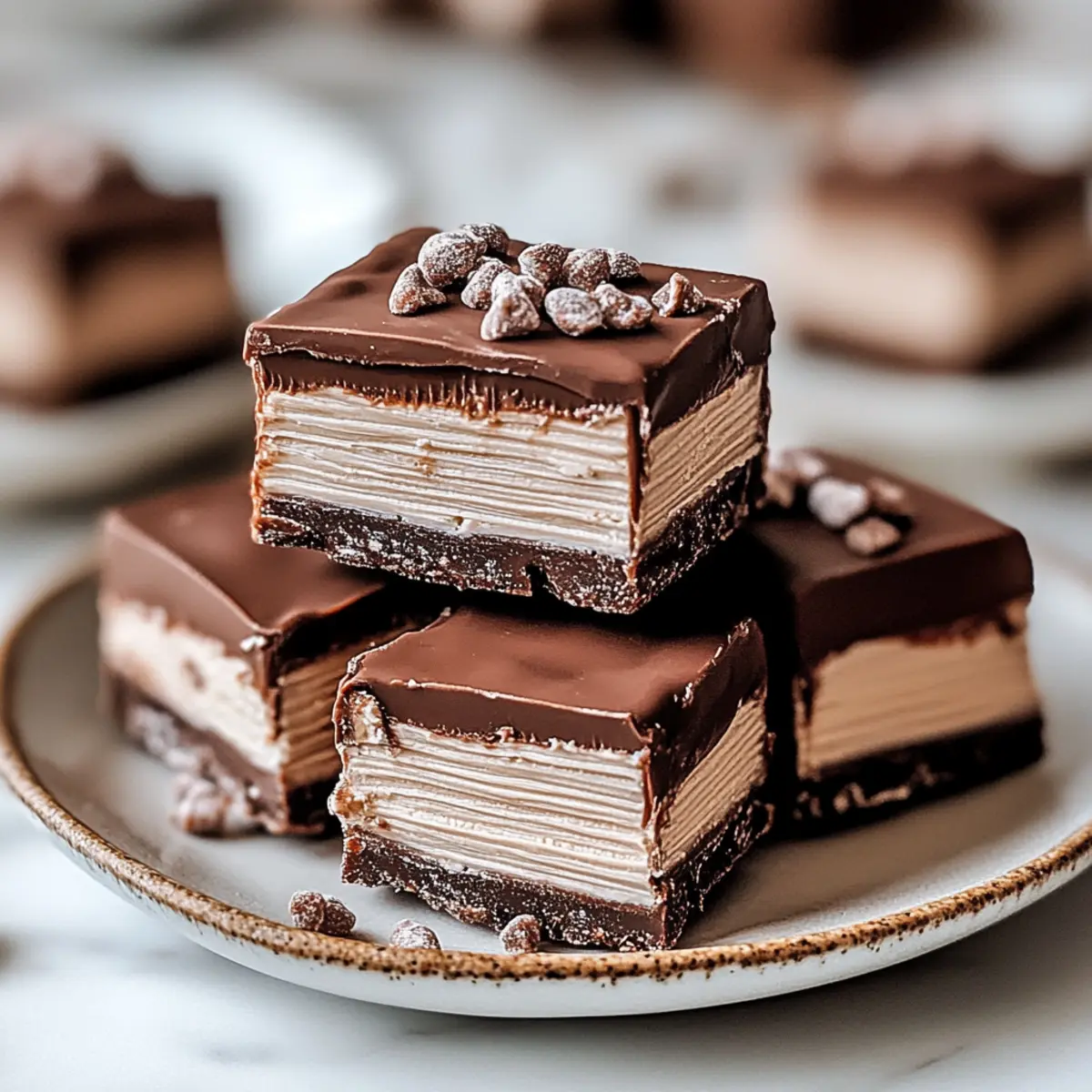2 Ingredient Healthier Cottage Cheese Candy Bars