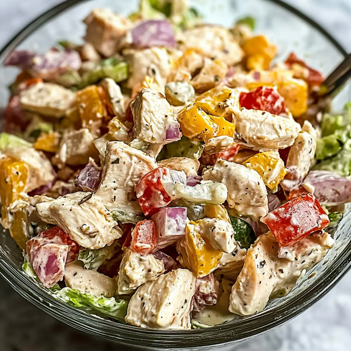 Italian Grinder Chicken Salad