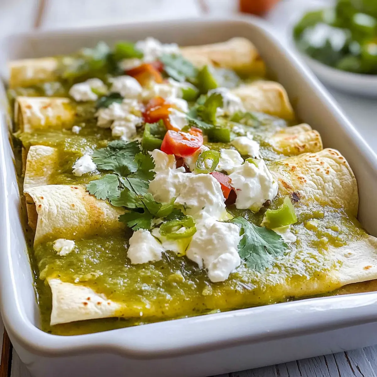 Enchiladas Verdes