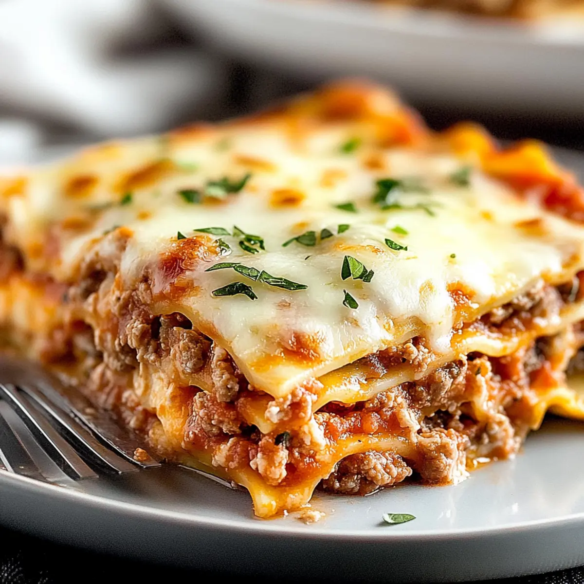 Low Carb Keto Lasagna