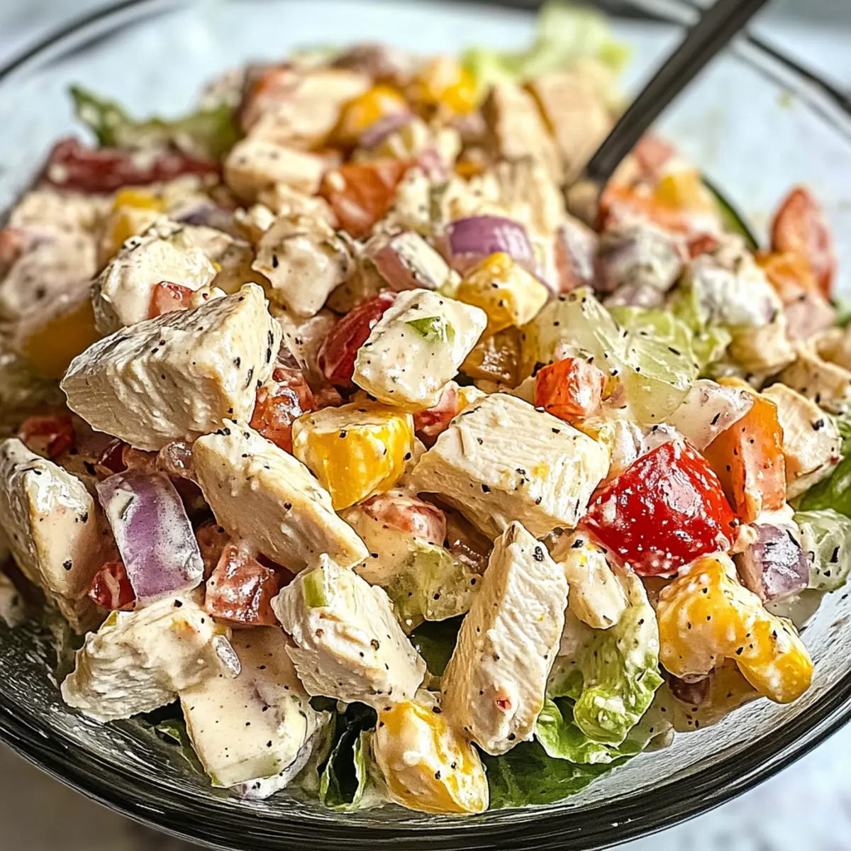 Italian Grinder Chicken Salad