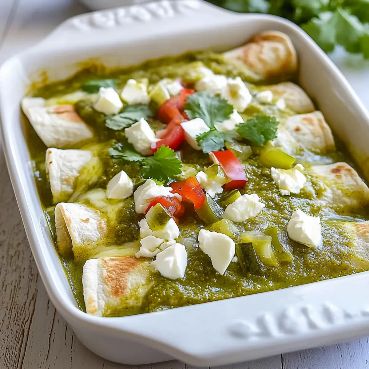 Enchiladas Verdes