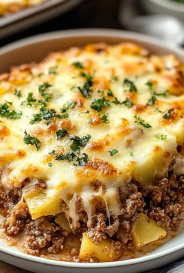 Cheesy Ground Beef and Potato Casserole