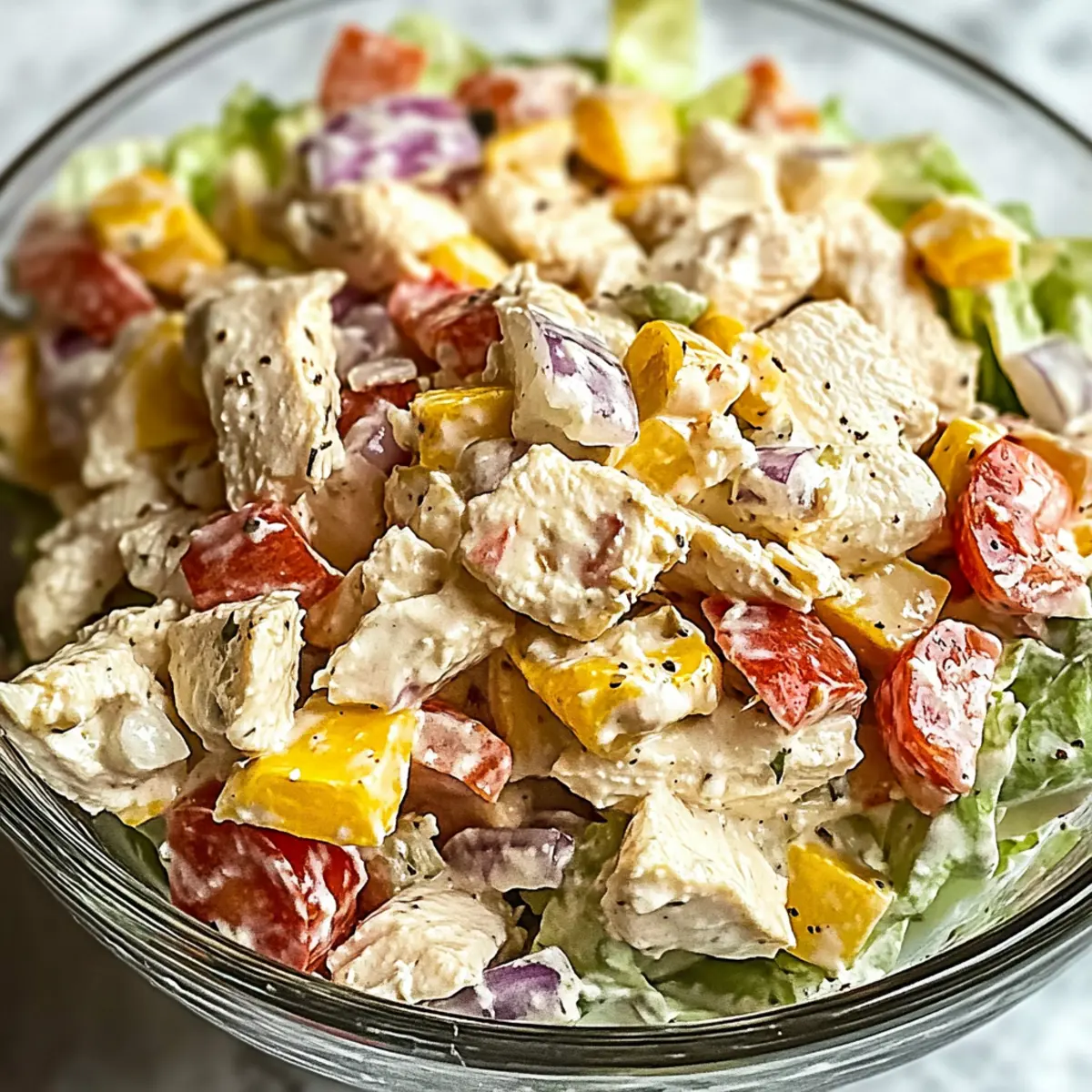 Italian Grinder Chicken Salad