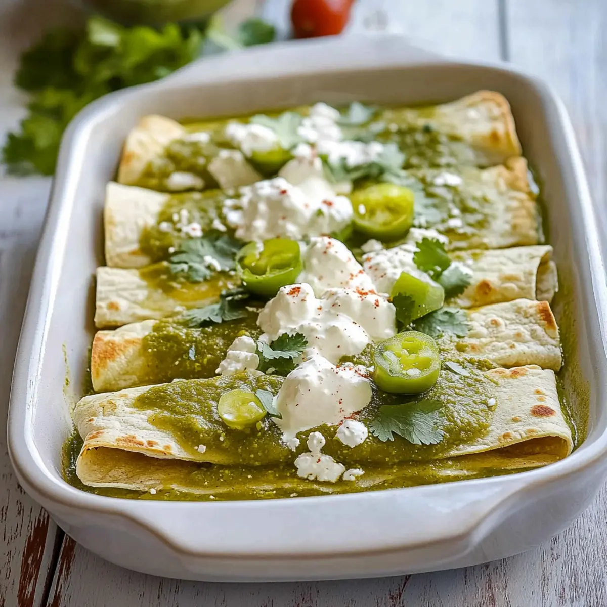 Enchiladas Verdes