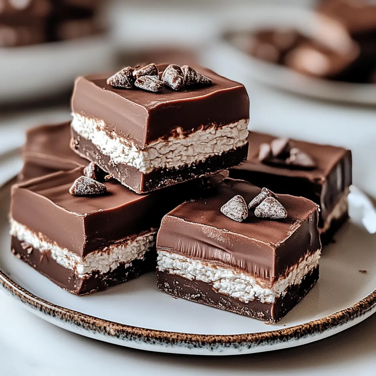 2 Ingredient Healthier Cottage Cheese Candy Bars