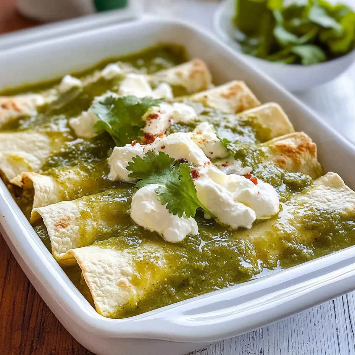 Enchiladas Verdes
