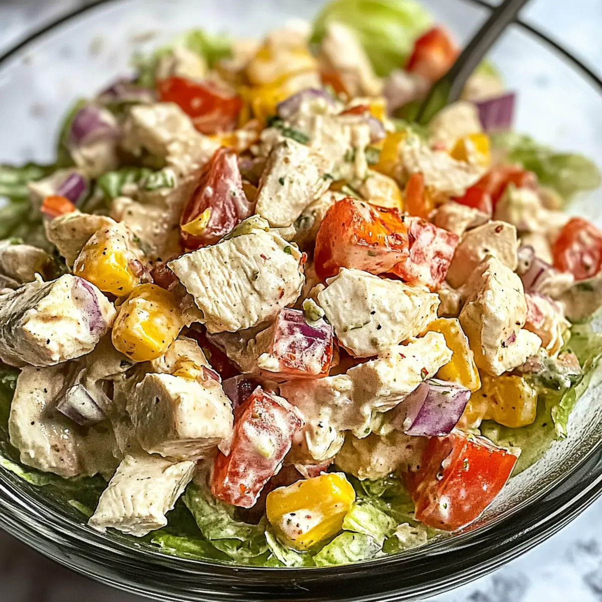 Italian Grinder Chicken Salad