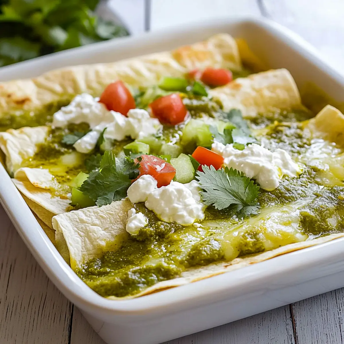 Enchiladas Verdes