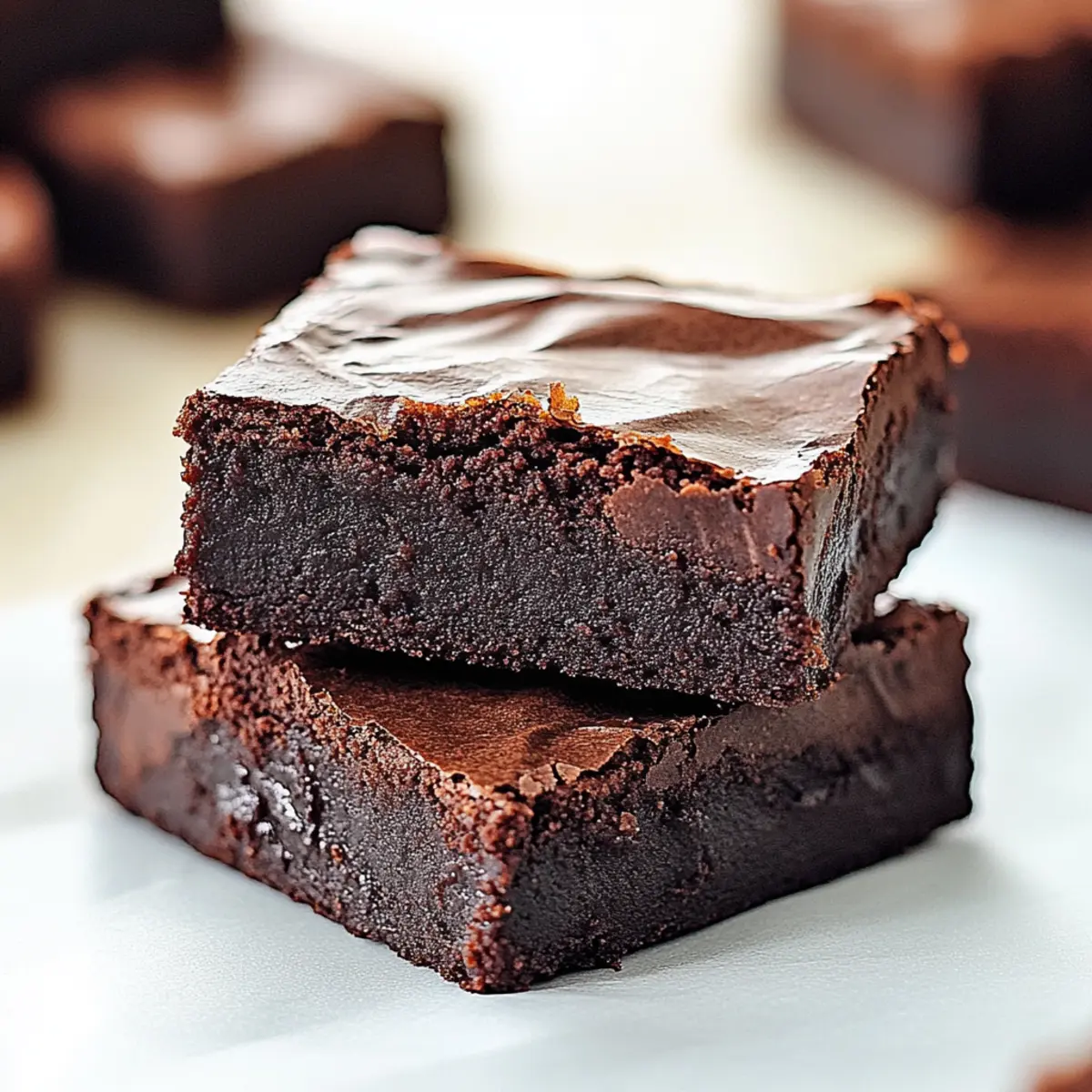 2 Ingredient Healthier Brownies