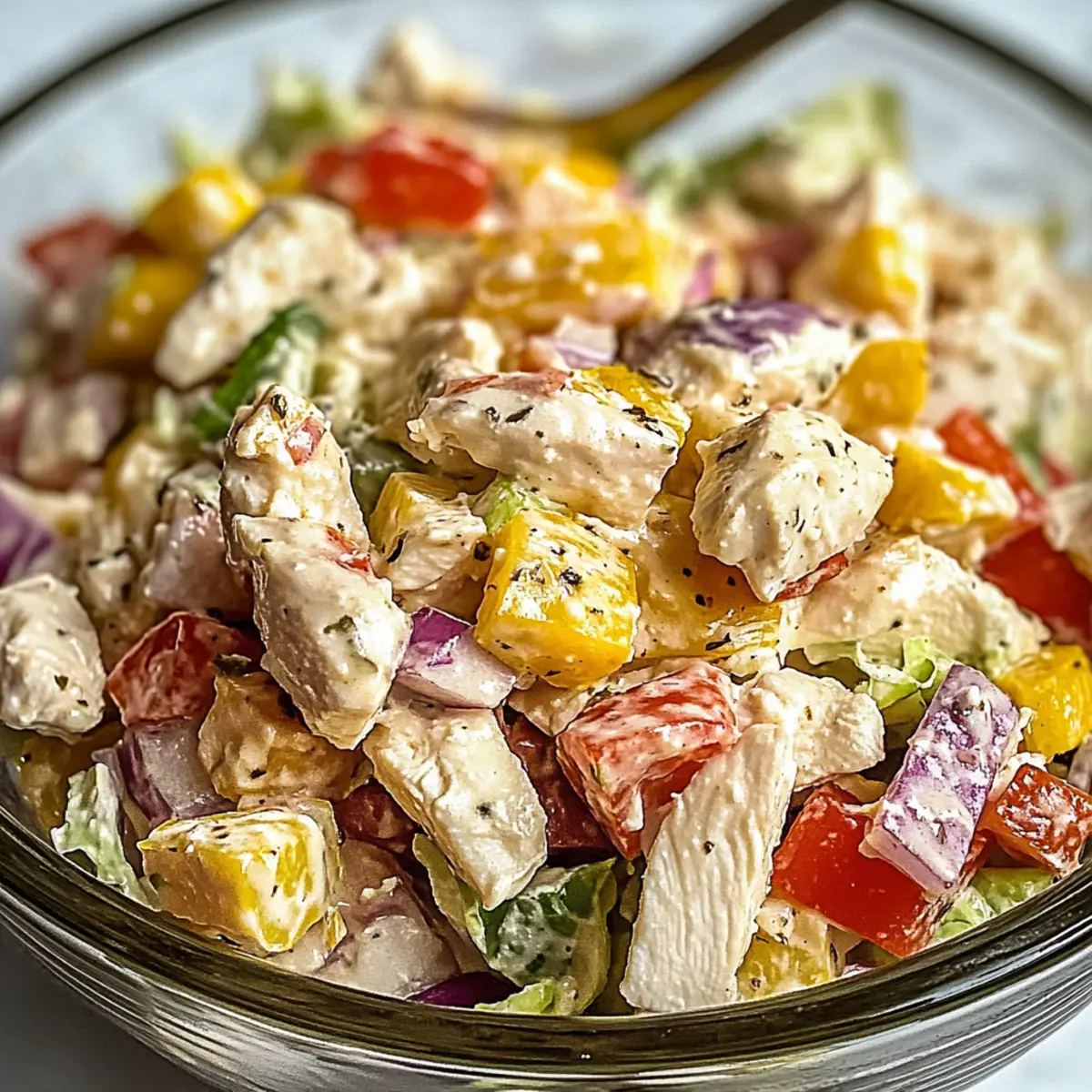 Italian Grinder Chicken Salad