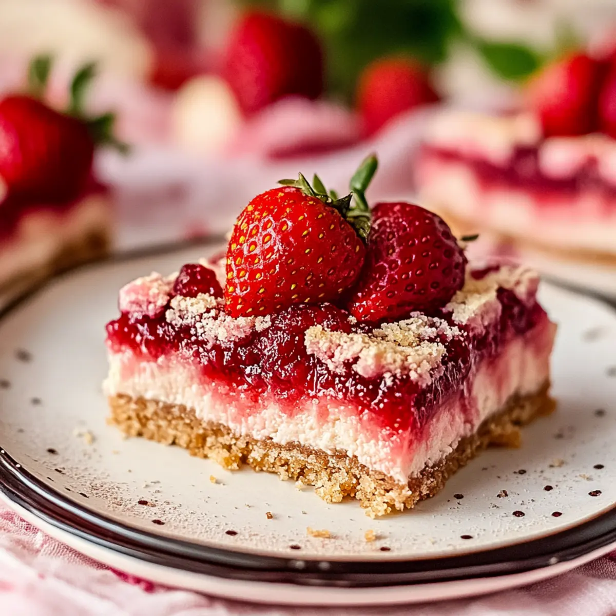 Strawberry Cheesecake Bars