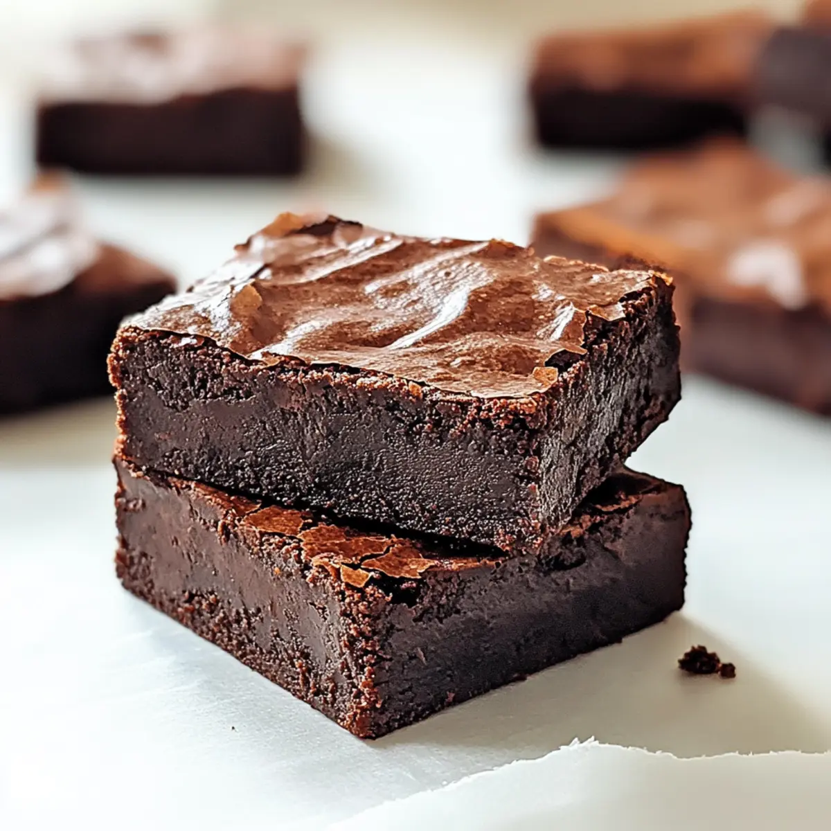 2 Ingredient Healthier Brownies