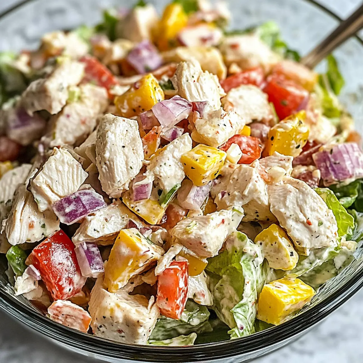 Italian Grinder Chicken Salad