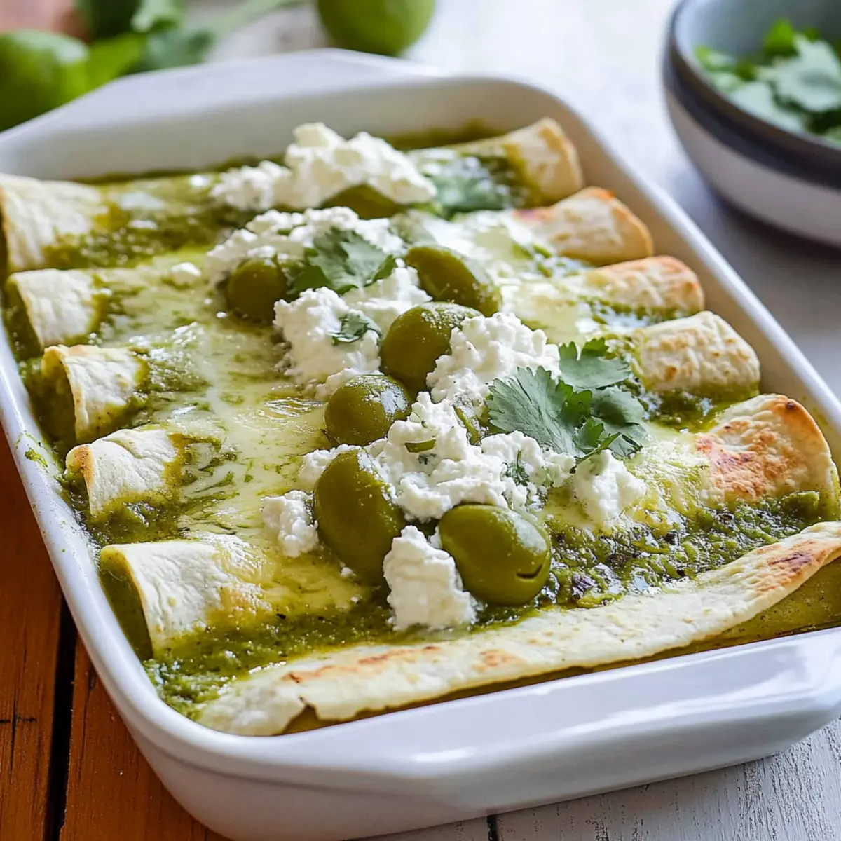 Enchiladas Verdes