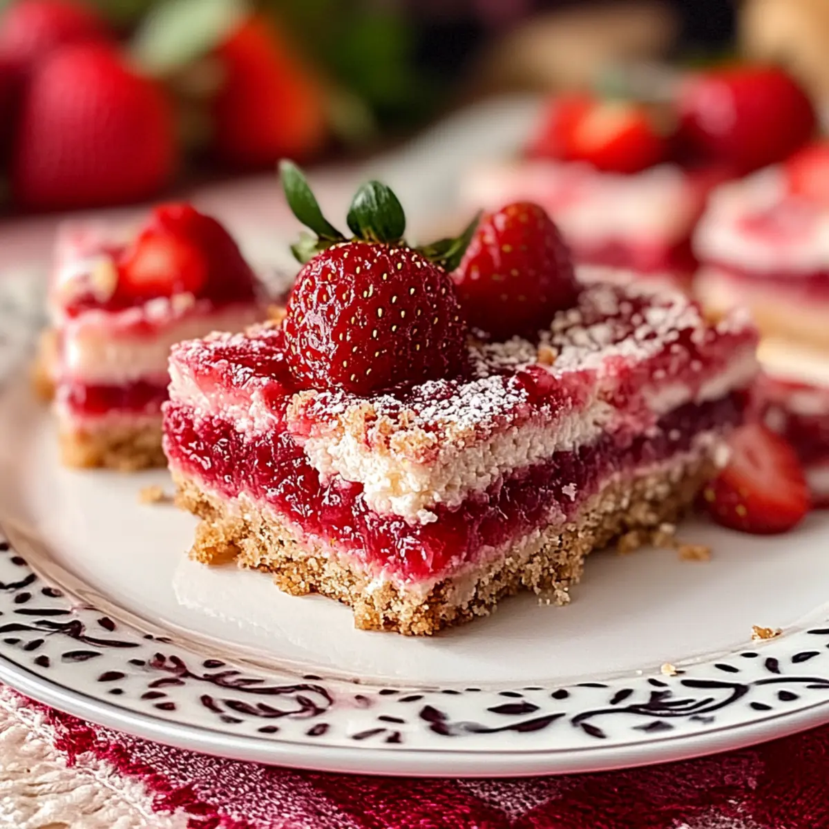 Strawberry Cheesecake Bars