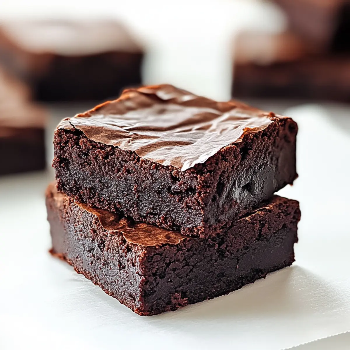 2 Ingredient Healthier Brownies