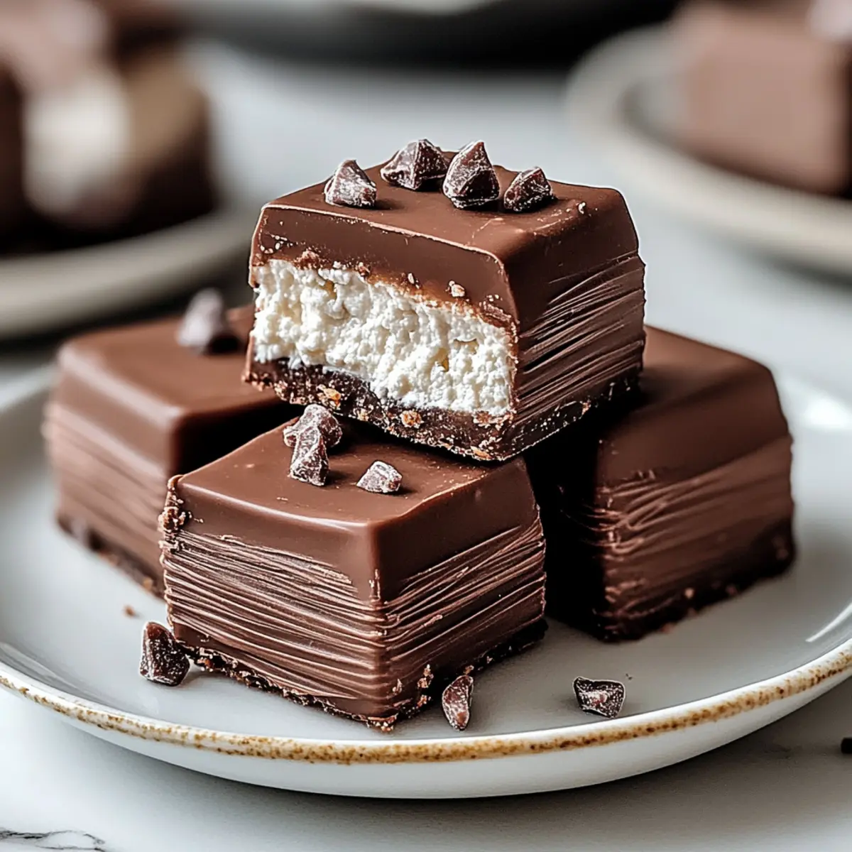 2 Ingredient Healthier Cottage Cheese Candy Bars