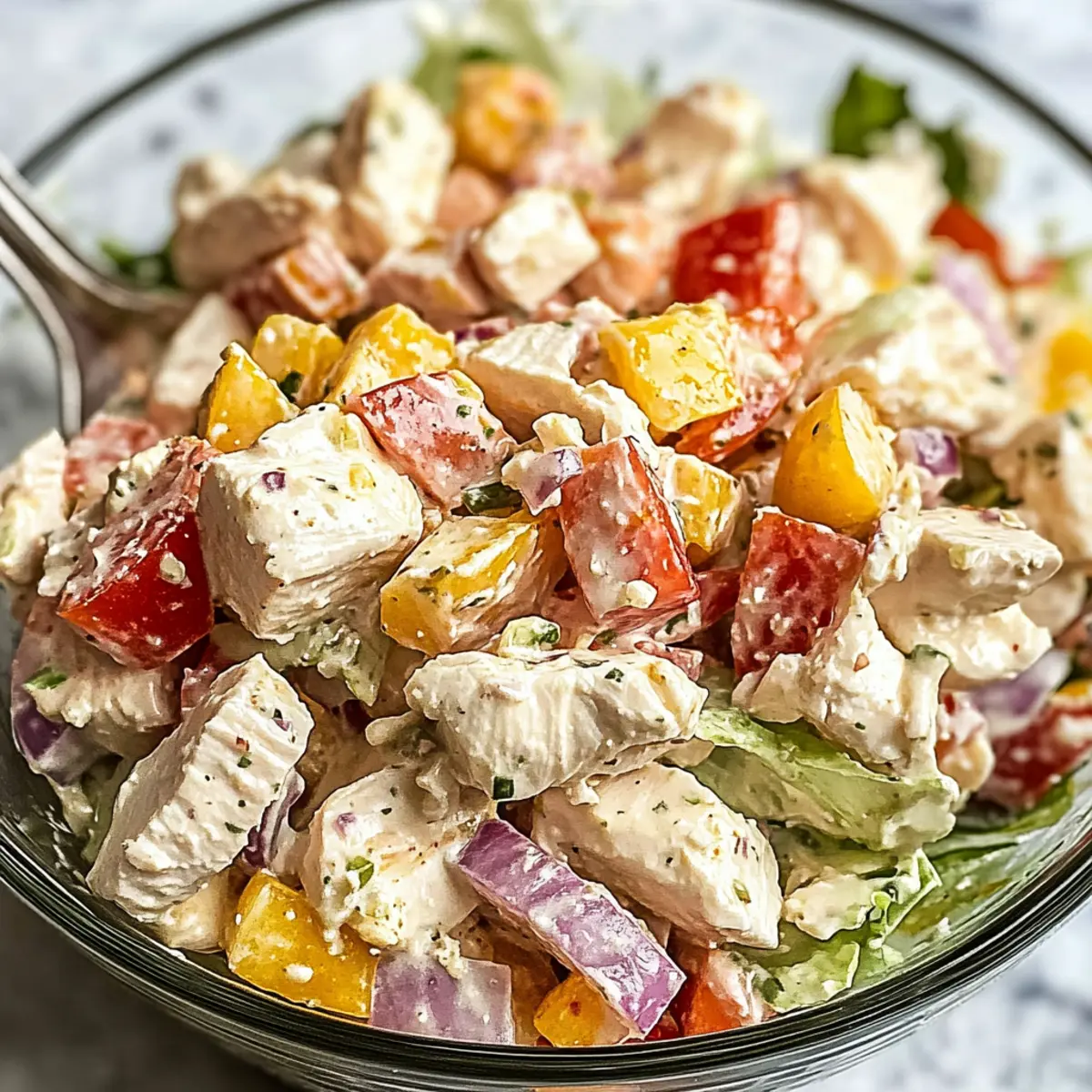 Italian Grinder Chicken Salad