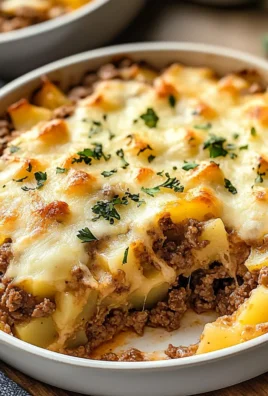 Cheesy Ground Beef and Potato Casserole