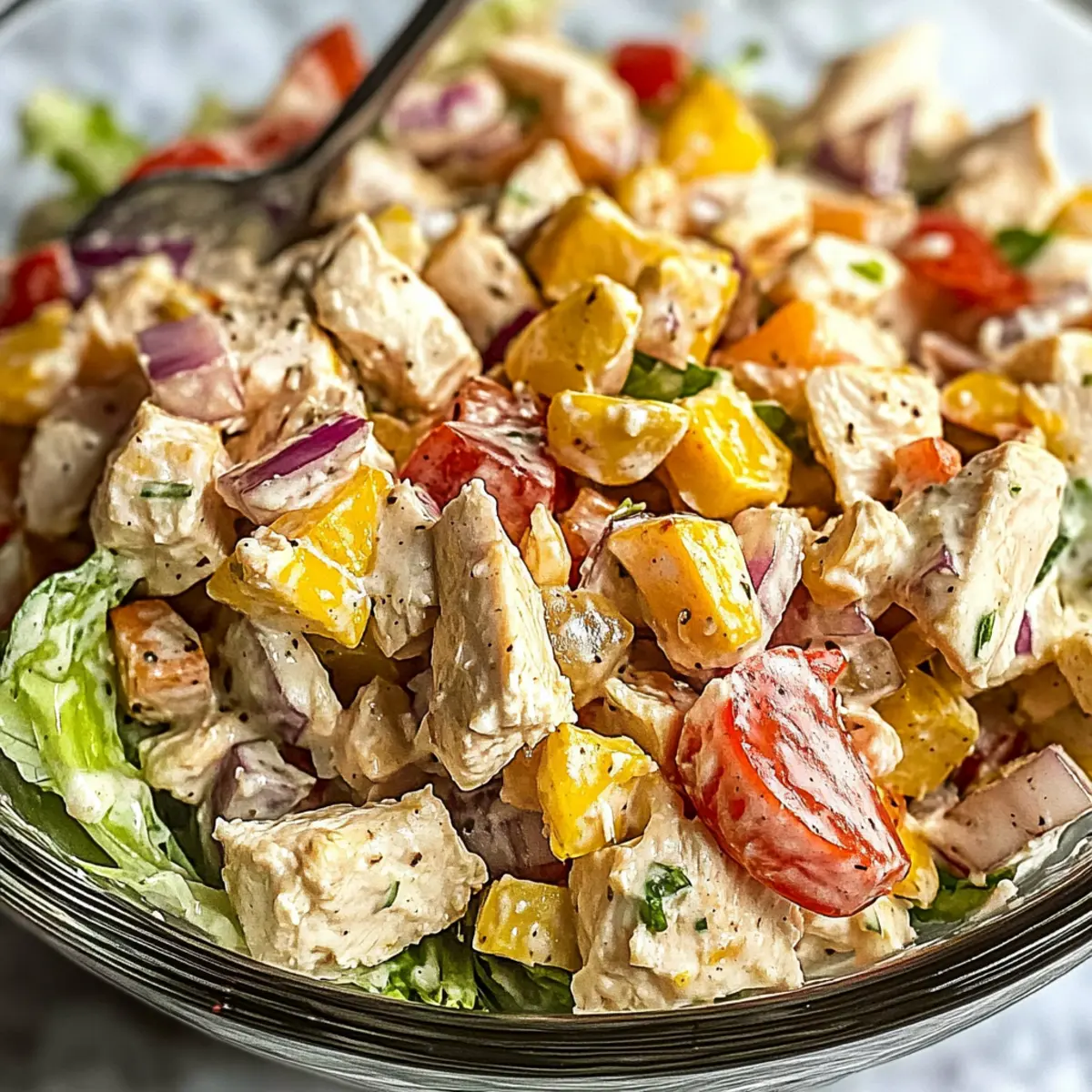 Italian Grinder Chicken Salad