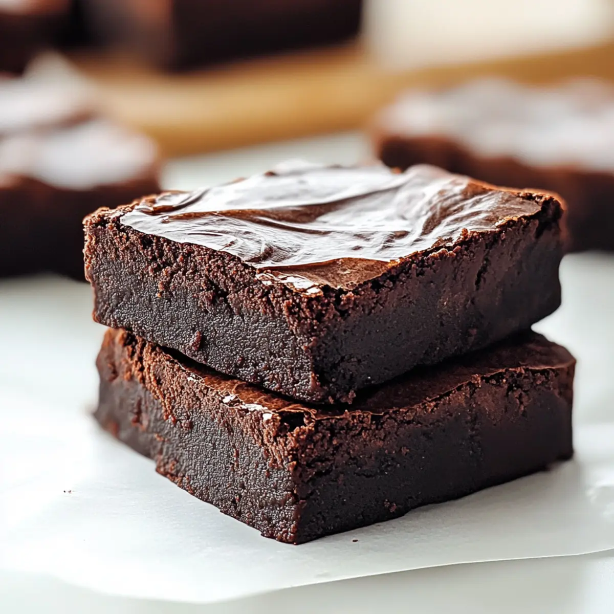 2 Ingredient Healthier Brownies
