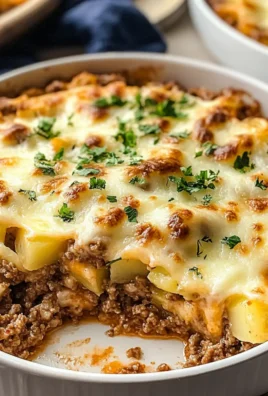 Cheesy Ground Beef and Potato Casserole
