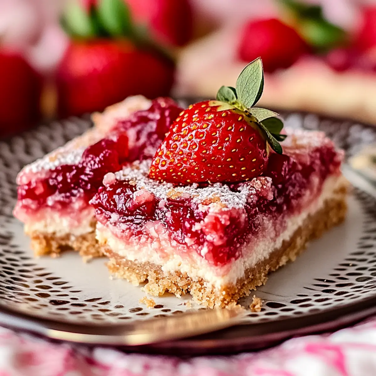 Strawberry Cheesecake Bars