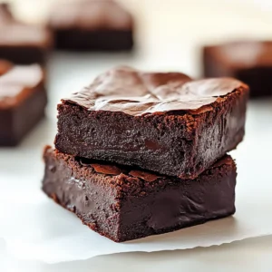2 Ingredient Healthier Brownies
