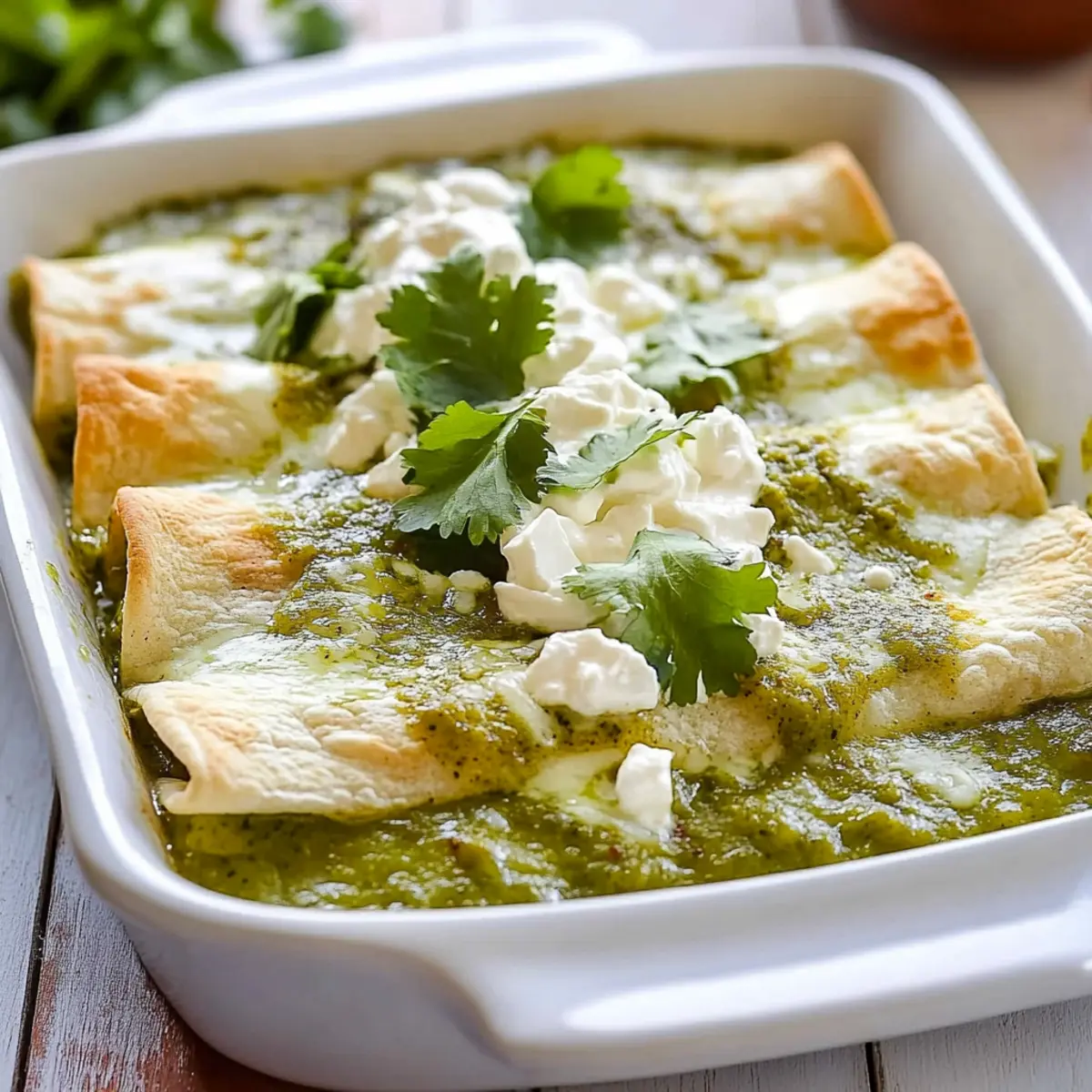 Enchiladas Verdes