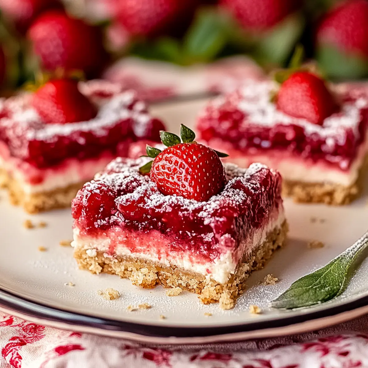 Strawberry Cheesecake Bars