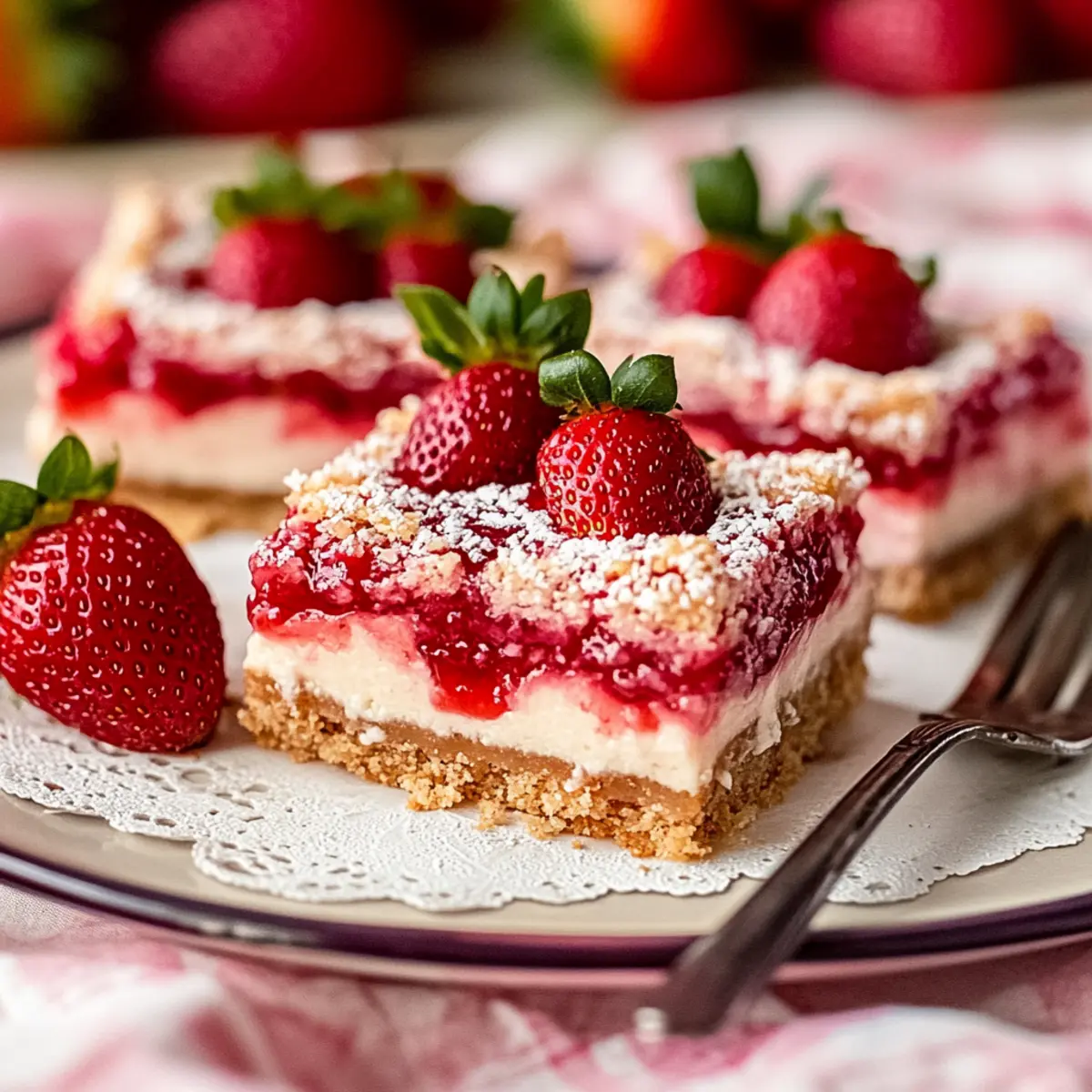 Strawberry Cheesecake Bars