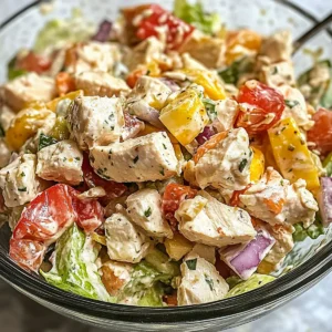 Italian Grinder Chicken Salad