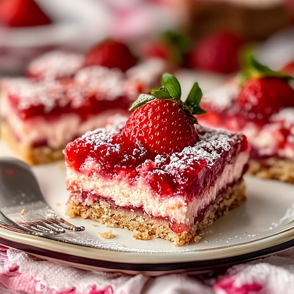 Strawberry Cheesecake Bars