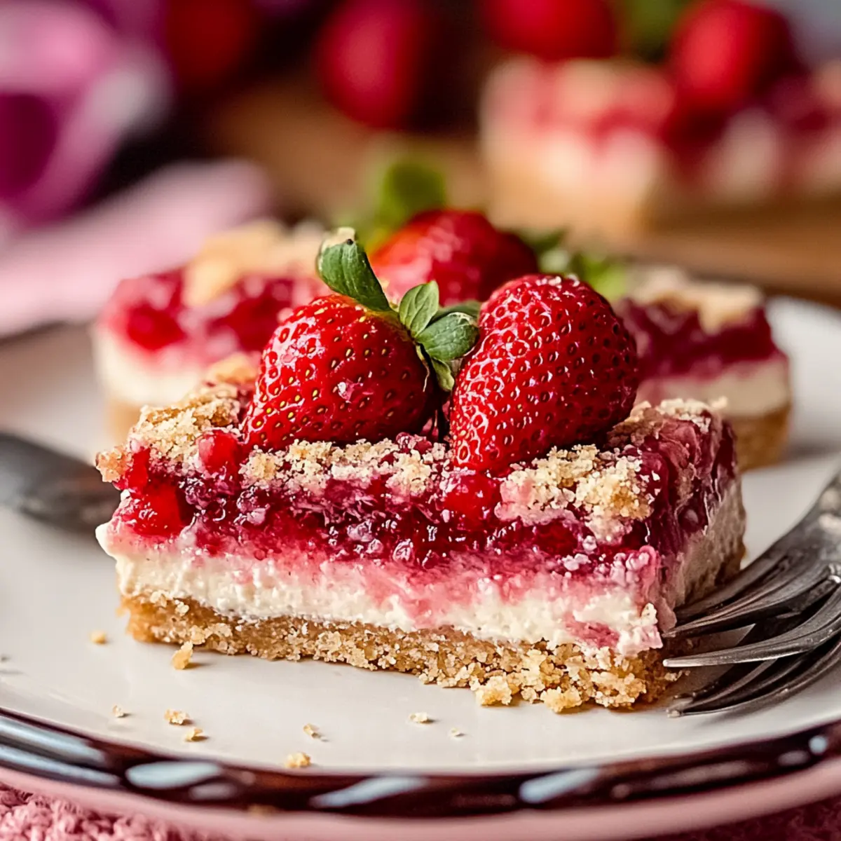 Strawberry Cheesecake Bars