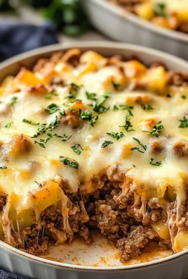Cheesy Ground Beef and Potato Casserole