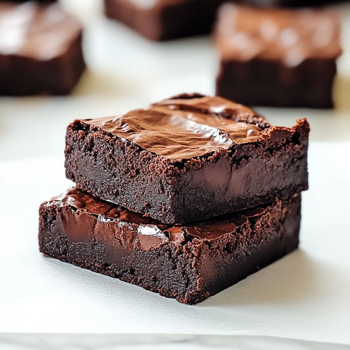 2 Ingredient Healthier Brownies