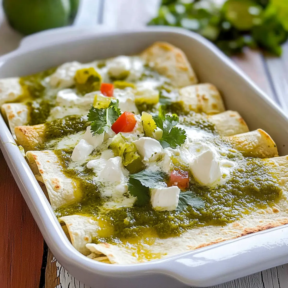 Enchiladas Verdes