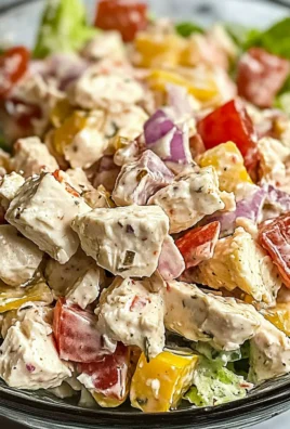 Italian Grinder Chicken Salad