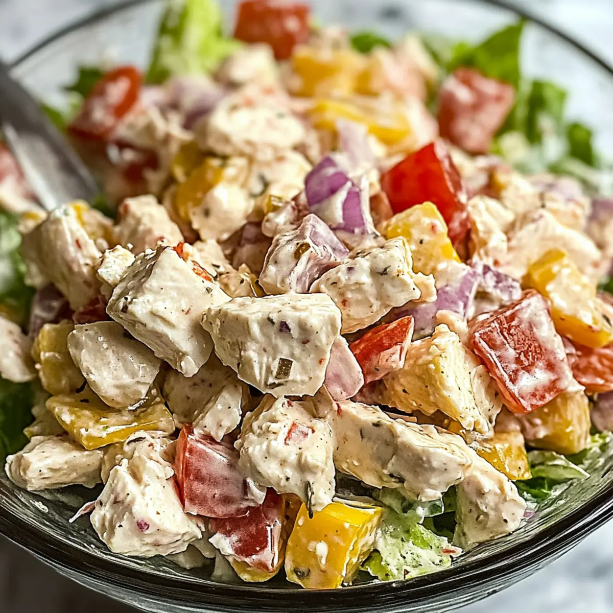 Italian Grinder Chicken Salad