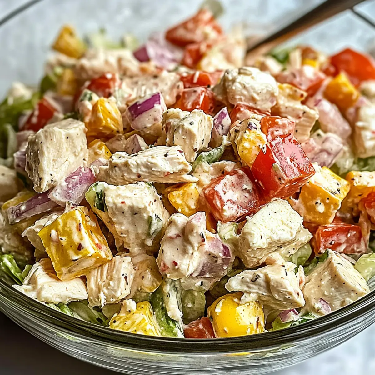 Italian Grinder Chicken Salad