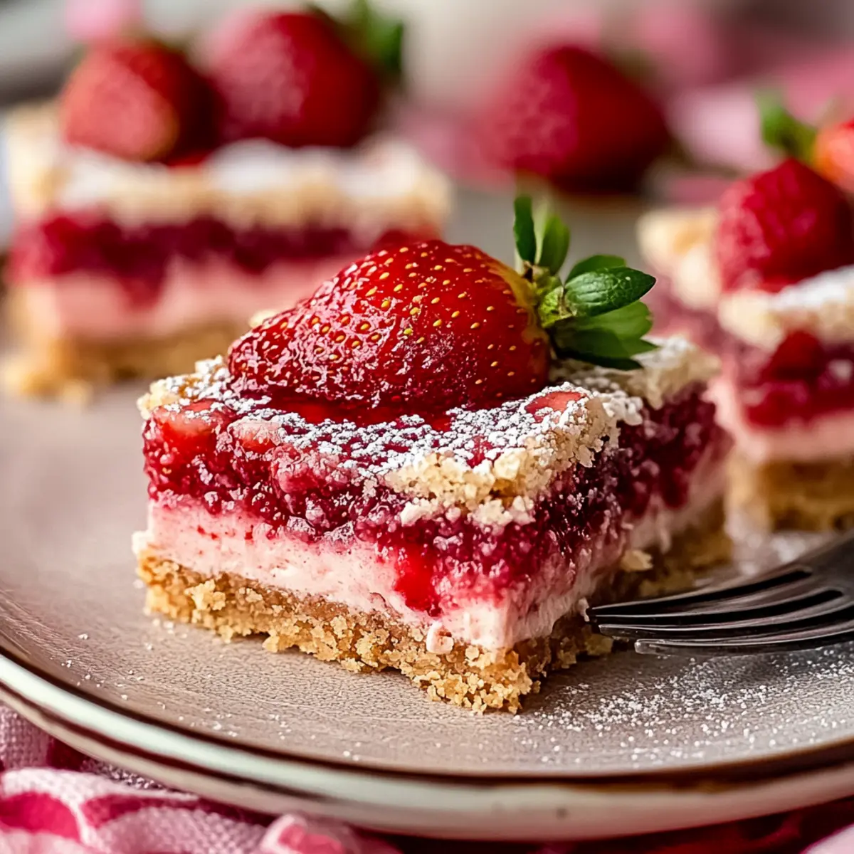 Strawberry Cheesecake Bars