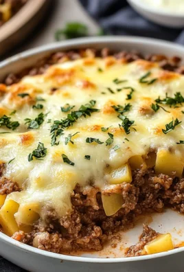 Cheesy Ground Beef and Potato Casserole