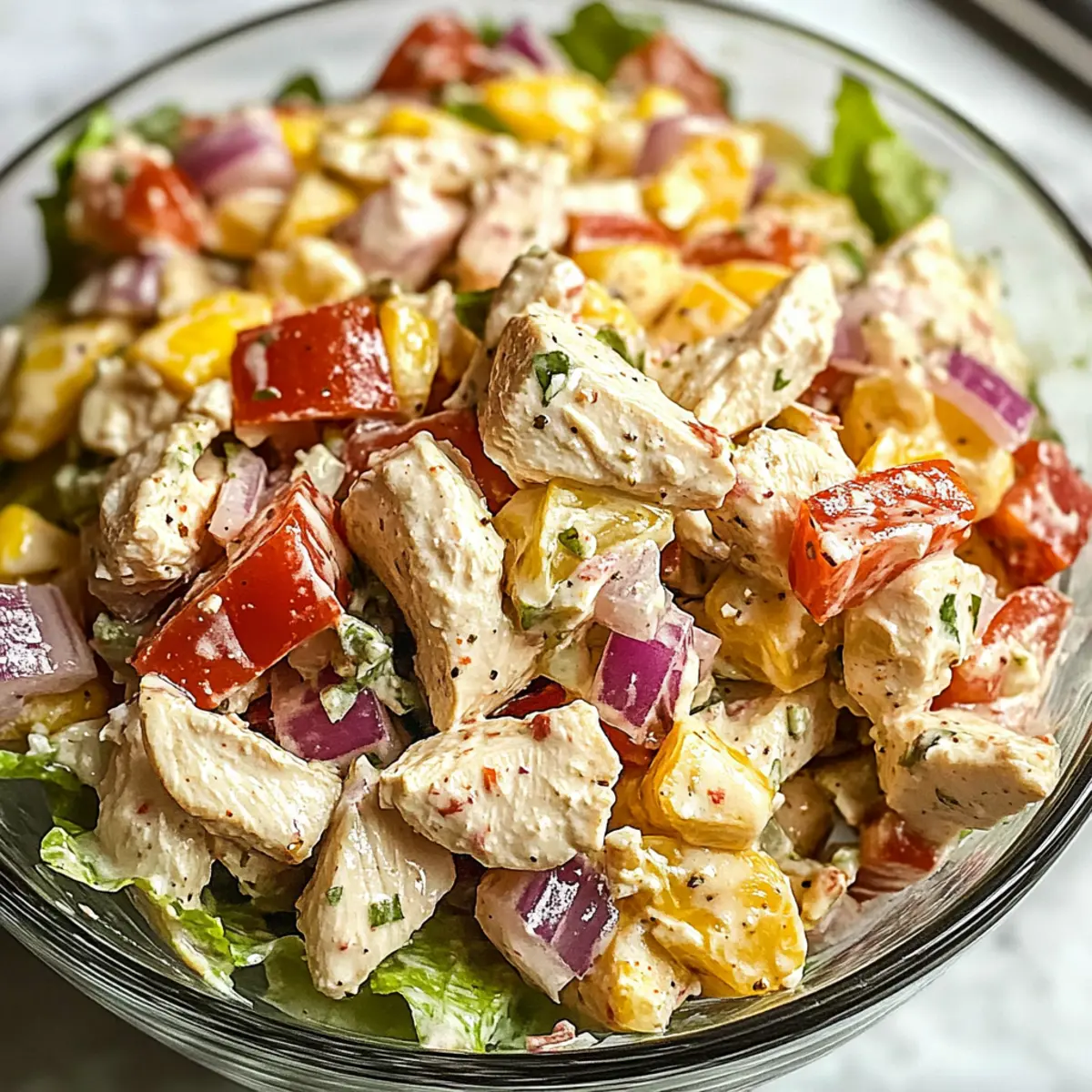 Italian Grinder Chicken Salad