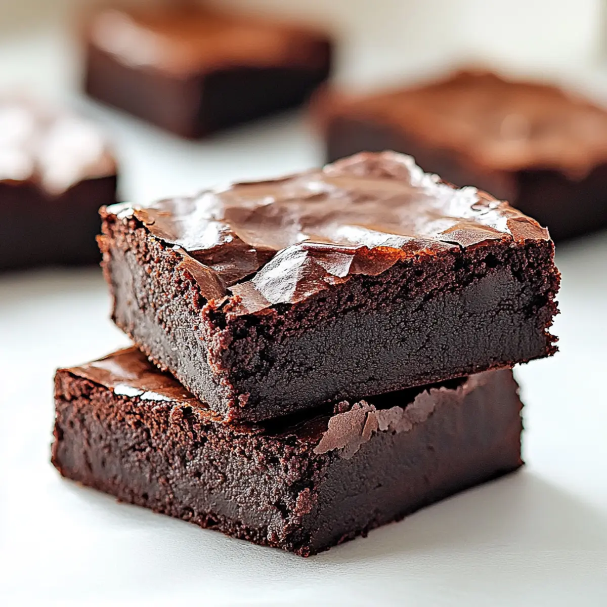 2 Ingredient Healthier Brownies
