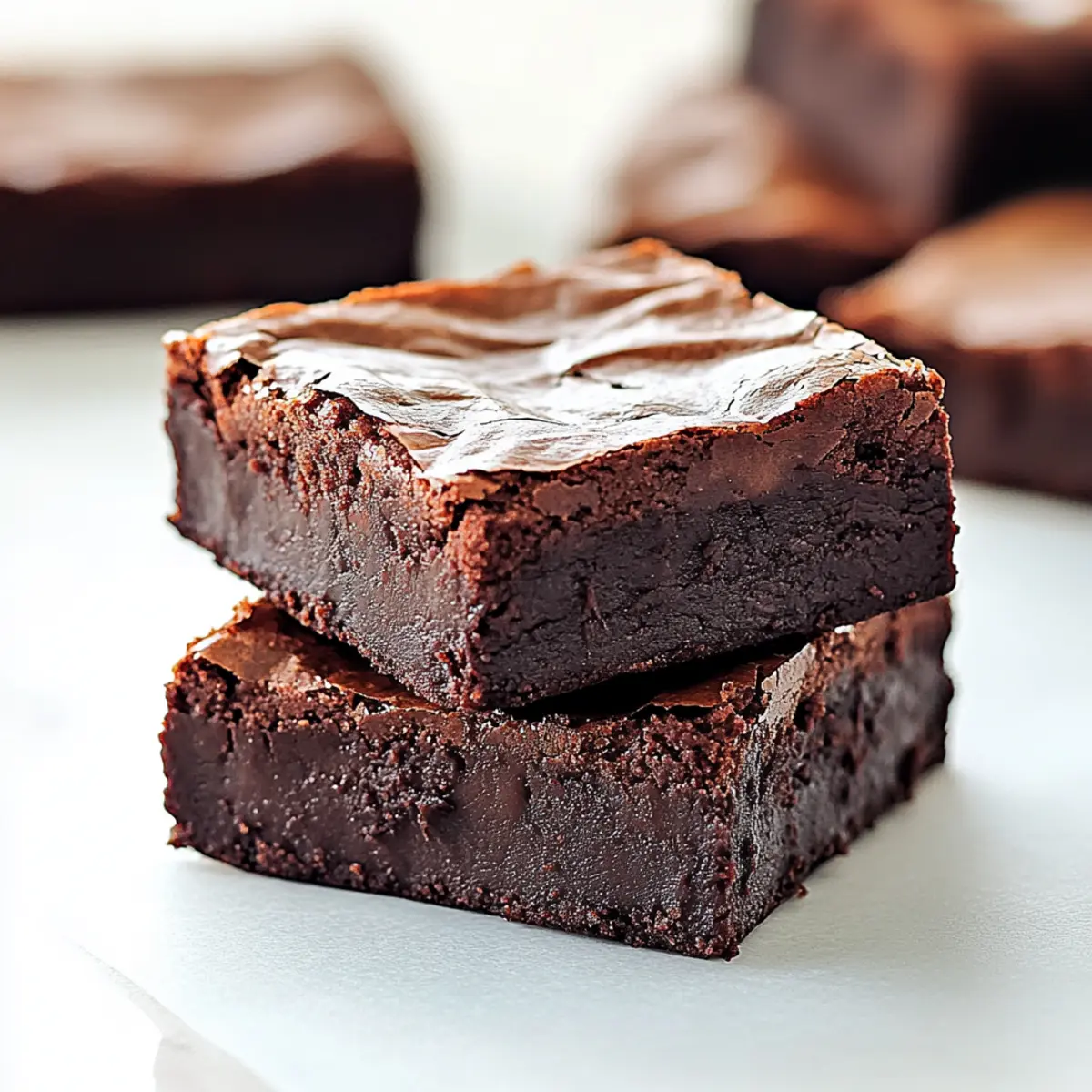 2 Ingredient Healthier Brownies