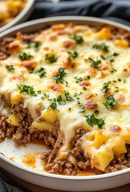 Cheesy Ground Beef and Potato Casserole